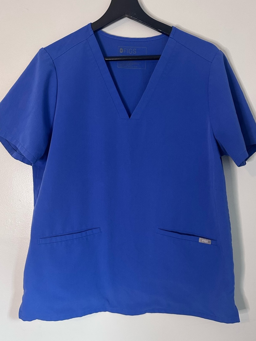 FIGS Royal Blue V-Neck Scrub Top